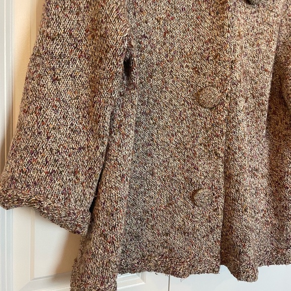 Taupe Chunky Cardigan - Picture 3 of 11